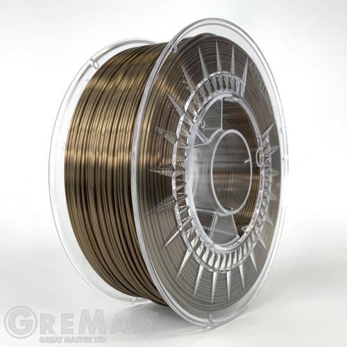 SILK Devil Design SILK filament 1.75 mm, 1 kg (2.0 lbs) - bronze